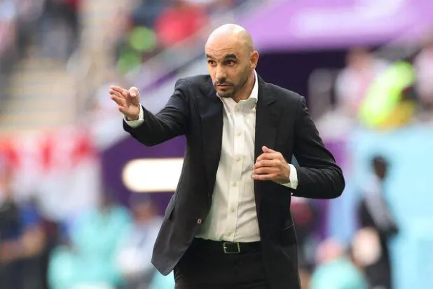 وليد الركراكي المدير الفني لمنتخب المغرب (رويترز)