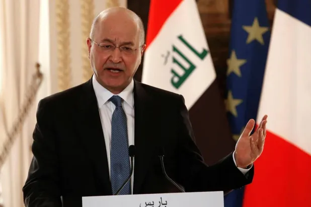 Former Iraqi President Barham Salih. (Reuters)