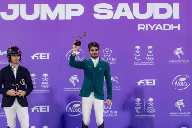 المبطي خلال التتويج (الشرق الأوسط)