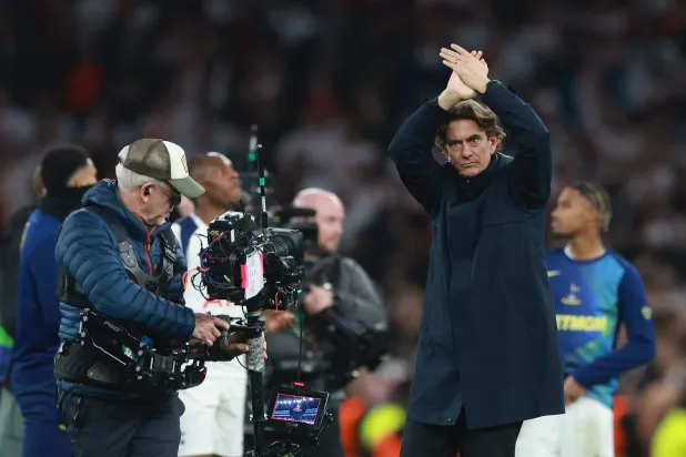 توماس فرانك المدير الفني لتوتنهام هوتسبير (إ.ب.أ)