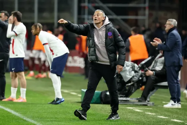 Paris Saint-Germain'in teknik direktörü Luis Enrique (Reuters)