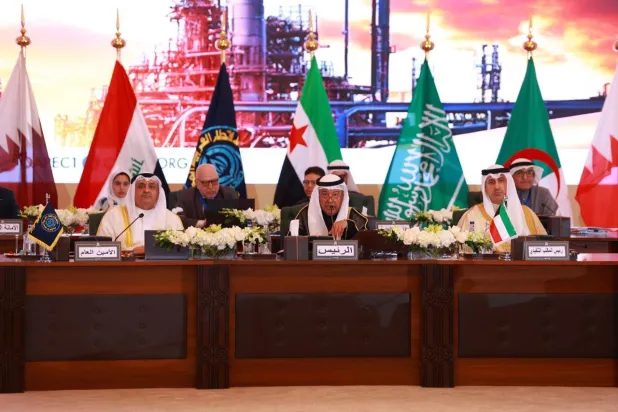 وزير النفط الكويتي خلال ترؤسه الاجتماع الوزاري السنوي لمنظمة «أوابك» (أوابك)