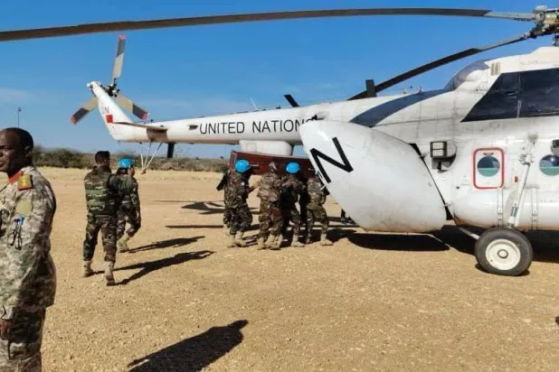 من عملية نقل الجنود القتلى إلى أبيي (متداولة) 