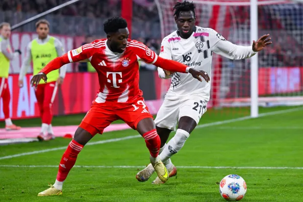 بايرن ميونيخ تعادل مع ضيفه ماينز (د.ب.أ) 