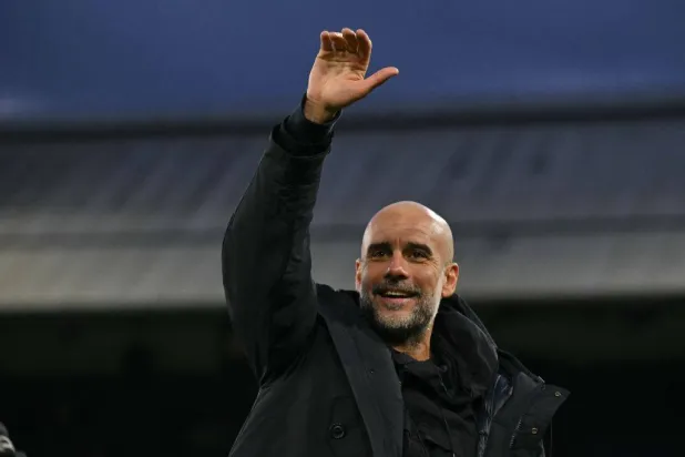 الإسباني جوسيب غوارديولا المدير الفني لمانشستر سيتي (أ.ف.ب)