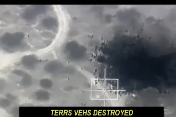 صور لاستهداف مواقع تابعة لتنظيم «داعش» شمالي نيجيريا نشرها الجيش (إعلام محلي)