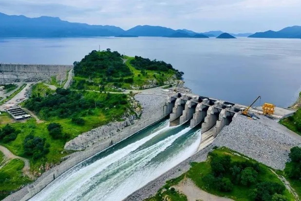 صورة لـ«سد النهضة» وضعها آبي أحمد على صفحته الرسمية في «فيسبوك» يوم 26 أغسطس الماضي (صفحة آبي أحمد)