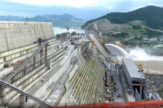 سد النهضة الإثيوبي (وكالة الأنباء الإثيوبية)