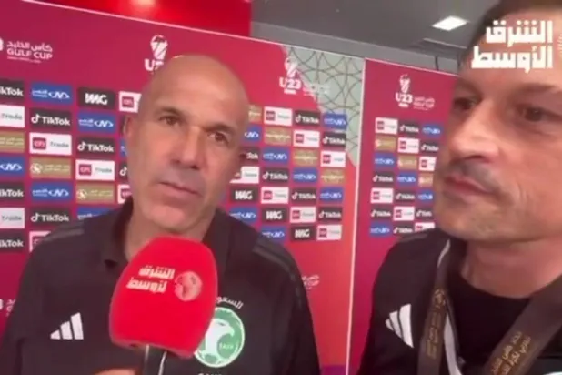 لويجي دي باجيو مدرب الأخضر تحت 23 عاماً (تصوير: علي القطان)