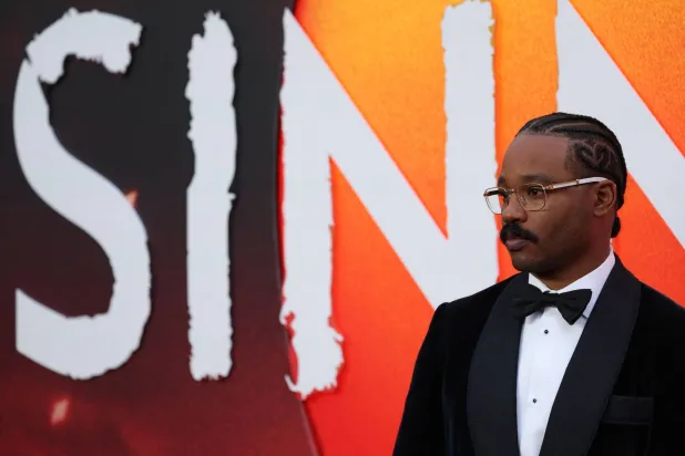 US film director Ryan Coogler poses on the red carpet upon arrival for the European Premiere of "Sinners" at Cineworld Leicester Square, central London, on April 14, 2025. (AFP)