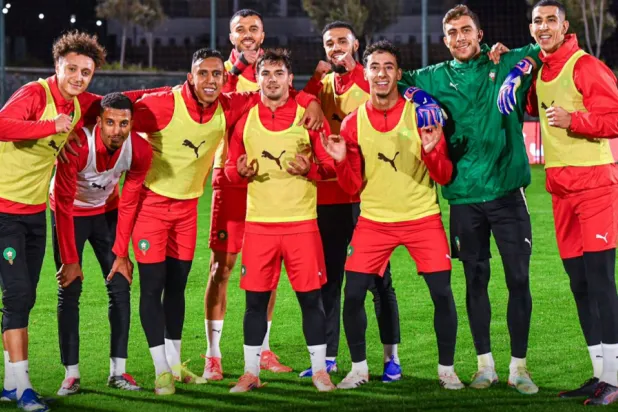 من الحصص التدريبية للمغرب استعداداً لبطولة أمم أفريقيا (منتخب المغرب - إكس)