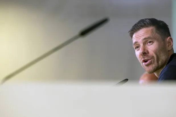 تشابي ألونسو مدرب ريال مدريد (إ.ب.أ)