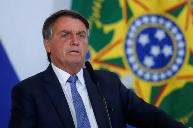 Brezilya Eski Devlet Başkanı Jair Bolsonaro (Reuters)