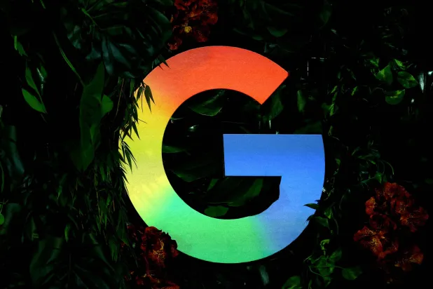 FILE PHOTO: The Google logo is displayed during a press conference in Berlin, Germany, November 11, 2025. REUTERS/Lisi Niesner/File Photo