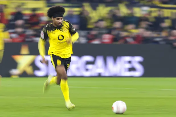 Borussia Dortmund'un yıldız oyuncusu Karim Adeyemi (EPA)