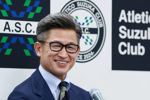 Japanese footballer Kazuyoshi Miura is set to join a new team at the age of 58. STR / AFP