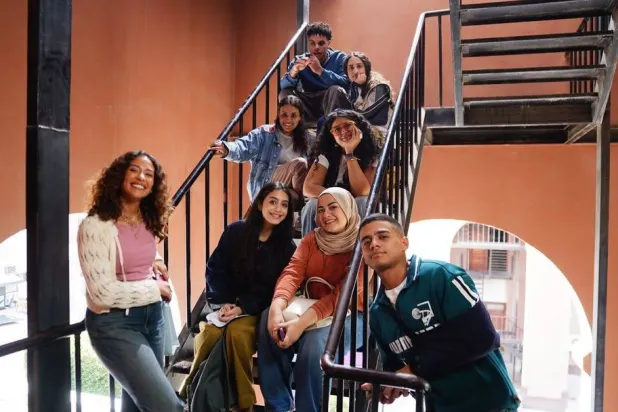 من كواليس التصوير (حساب ياسمينا العبد على «فيسبوك»)