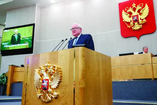 سيرغي ريابكوف نائب وزير الخارجية الروسي (أرشيفية - أ.ب)