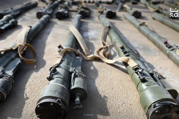 ضبط صواريخ من نوع «سام 7» معدة للتهريب خارج البلاد في البوكمال شرق سوريا (سانا)