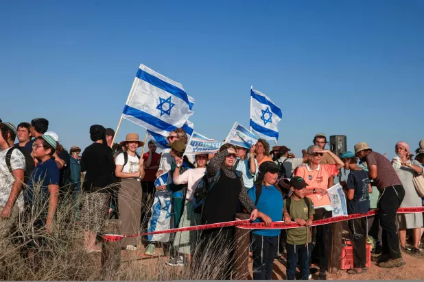 مئات المستوطنين الإسرائيليين (أرشيفية - أ.ف.ب)
