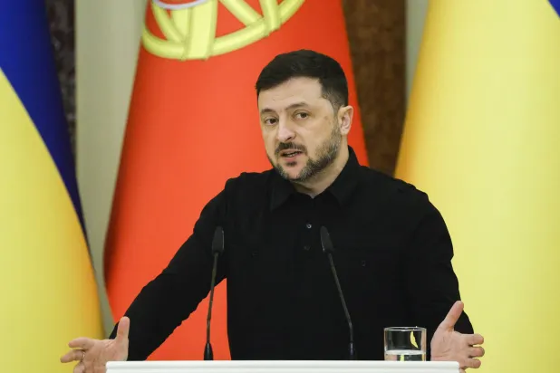 الرئيس الأوكراني فولوديمير زيلينسكي (إ.ب.أ)