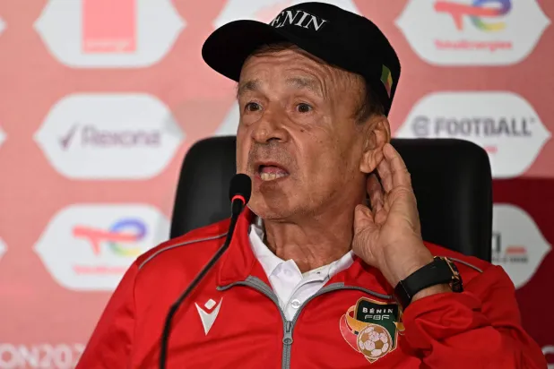 الألماني غيرنوت روهر مدرب منتخب بنين (أ.ف.ب)