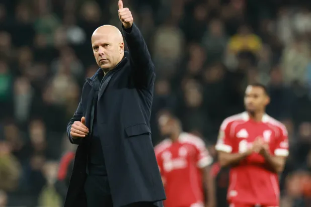 سلوت مدرب ليفربول (إ.ب.أ)