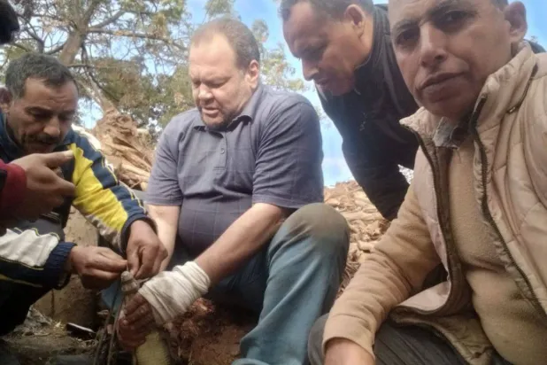 فرق اصطياد التماسيح تعمل على تمشيط المصارف في الدلتا (محافظة الشرقية)