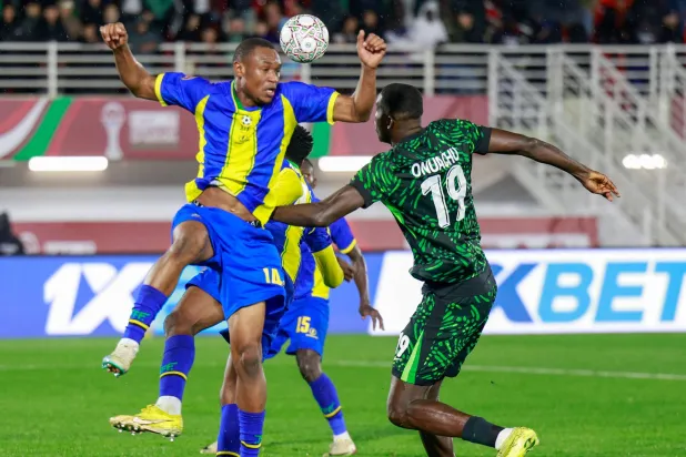 من مباراة نيجيريا في كأس أفريقيا أمام تنزانيا (أ.ب)