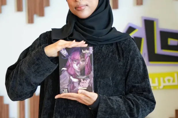 الفنانة السعودية حميدة حماده (الشرق الأوسط)