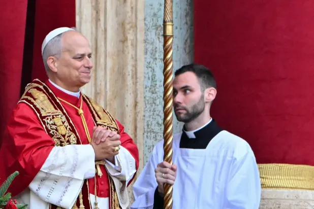 البابا ليو الرابع عشر يلقي أول رسالة له بمناسبة عيد الميلاد (أ.ف.ب)