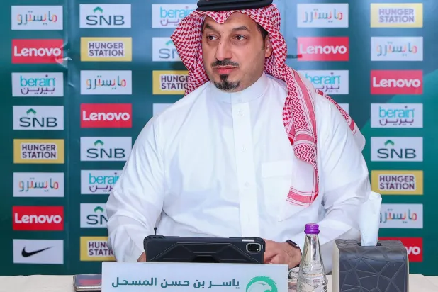 ياسر المسحل رئيس اتحاد الكرة السعودي (الشرق الأوسط)