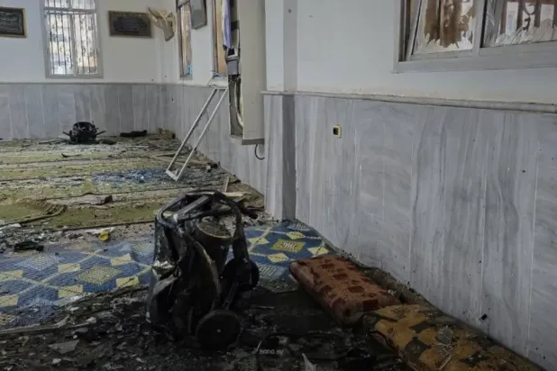 Camide meydana gelen patlamadan  bir kare (SANA)