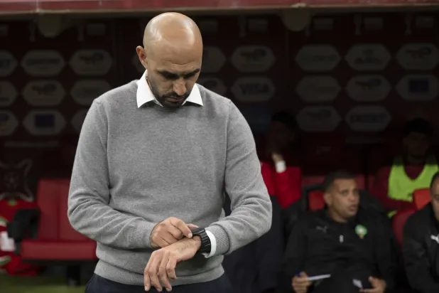 وليد الركراكي مدرب منتخب المغرب (إ.ب.أ)