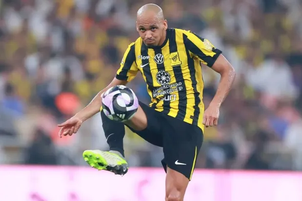 نجم الاتحاد البرازيلي فابينيو (تصوير: عدنان مهدلي)