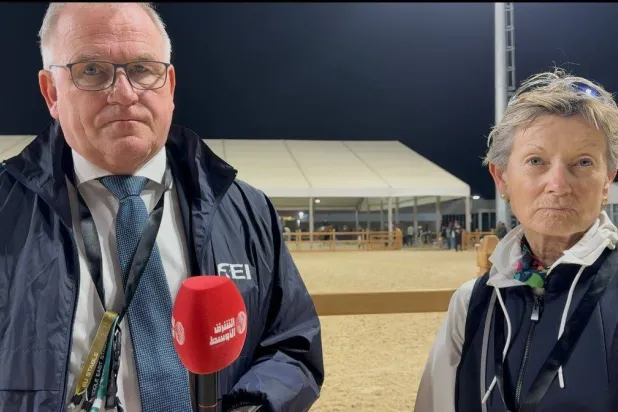 ستيفان إيلينبروخ وفرانسيس هيسكِث خلال حديثهما لـ"الشرق الأوسط".