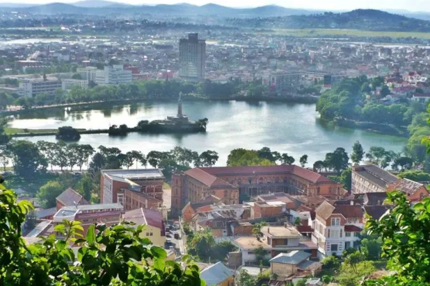A view of Antananarivo, the capital and largest city of Madagascar, which has held economic and commercial value since its founding (Asharq Al-Awsat).