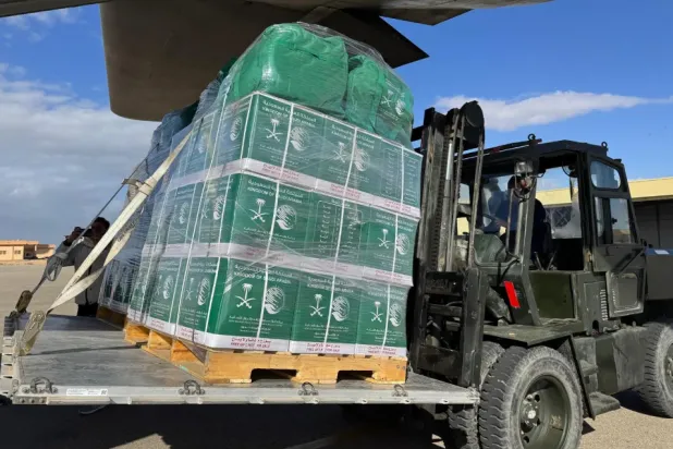 This assistance is part of the Kingdom’s ongoing humanitarian support to alleviate the difficult living conditions faced by the Palestinian people in Gaza - SPA