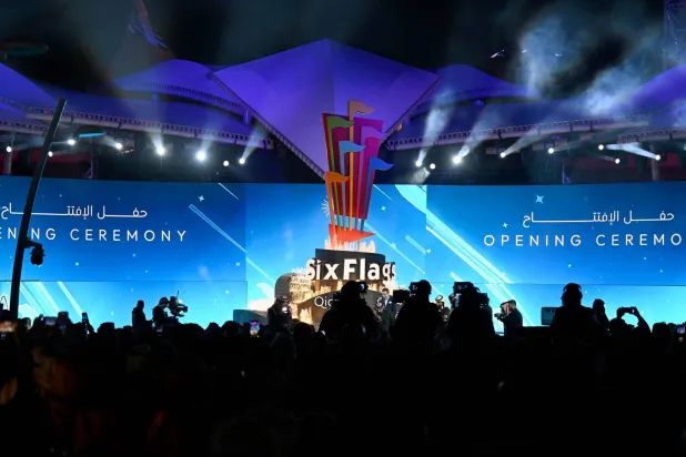 من حفل افتتاح أولى وجهات القدية (تصوير: بشير صالح)