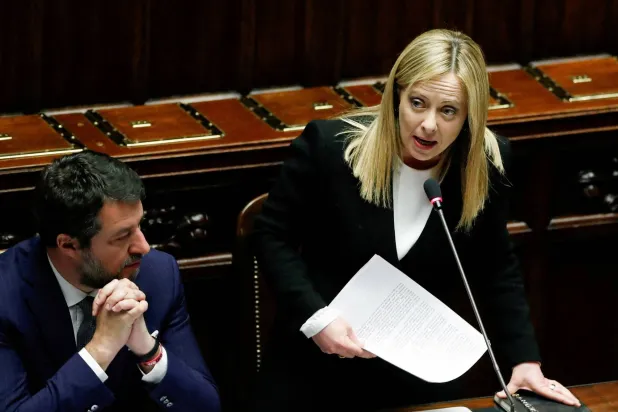 رئيسة وزراء إيطاليا جورجيا ميلوني (رويترز)