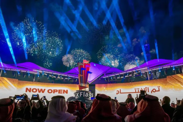 من حفل افتتاح متنزه «Six Flags» في القدية (إمارة الرياض)