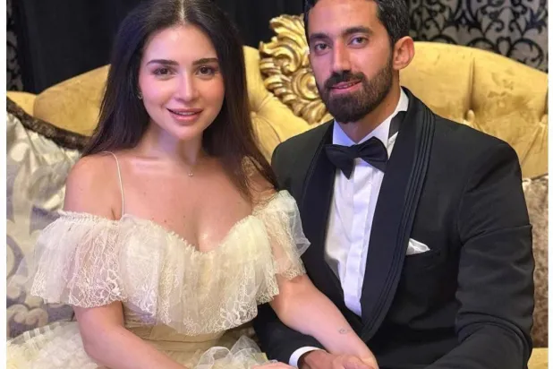 زواج مي عز الدين خلال عام 2025 (صفحتها على «فيسبوك»)