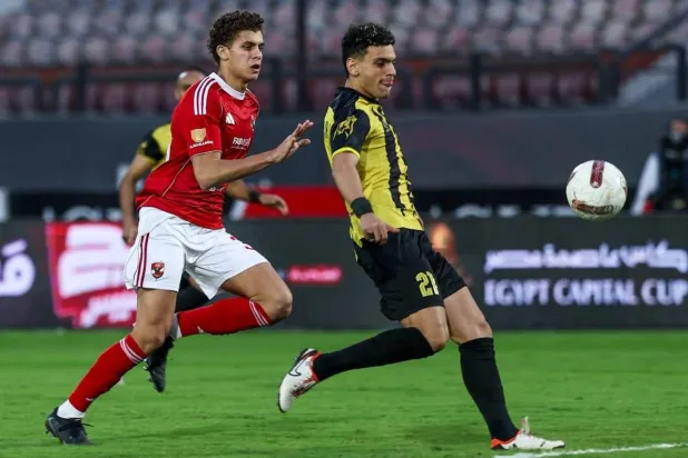 خسر الأهلي من المقاولون العرب بثلاثية (النادي الأهلي)