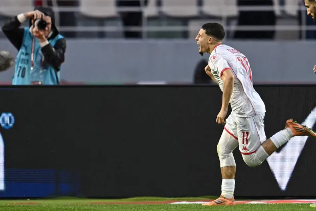 إسماعيل الغربي نجم المنتخب التونسي (أ.ف.ب)