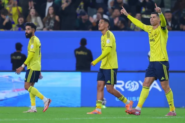 رونالدو ورفاقه في مهمة آسيوية معقدة أمام فريق صاعد بسرعة الصاروخ (تصوير: عبدالعزيز النومان)