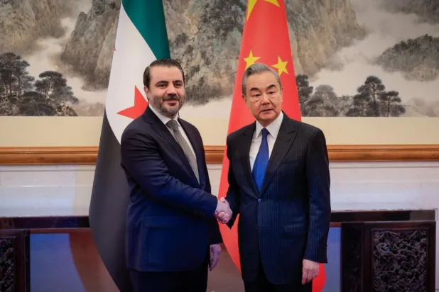 Suriye Dışişleri Bakanı Esad el-Şeybani ile Çin Dışişleri Bakanı Wang Yi Pekin'de görüştü (Sana)