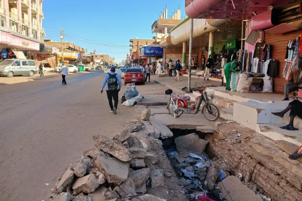 جانب من سوق أم درمان الشعبية العريقة (الشرق الأوسط)