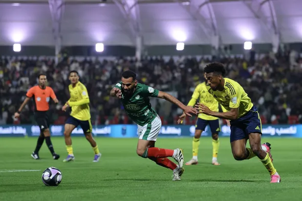 من مباراة النصر الأخيرة أمام الاتفاق (تصوير: عبدالعزيز النومان)