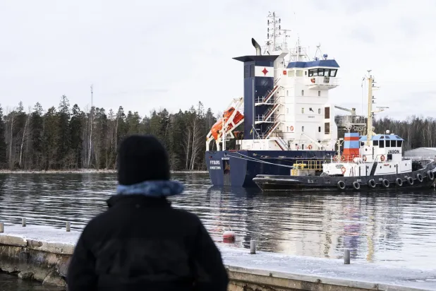 سفينة الشحن «فيتبورغ» (إ.ب.أ)