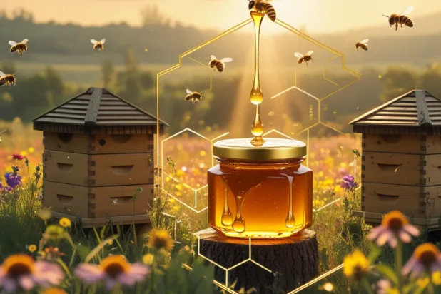 عسل النحل يتم إنتاجه في أماكن مفتوحة (صفحة عسل نحل وزارة الزراعة على «فيسبوك»)